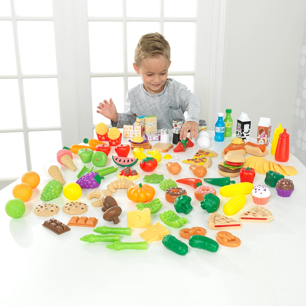Deluxe Tasty Treats Pretend Play Food - 115 pieces (DBT-63330)