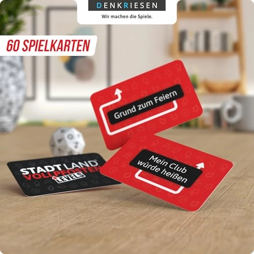 Stadt Land Vollpfosten® Levels - German 16 years and up