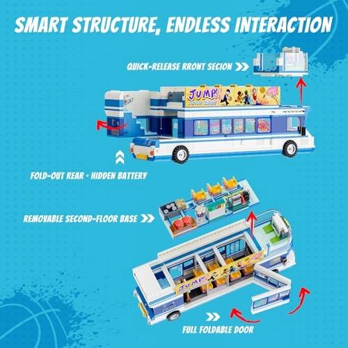 Street Fusion Streetball Tour Bus - 1170 pcs