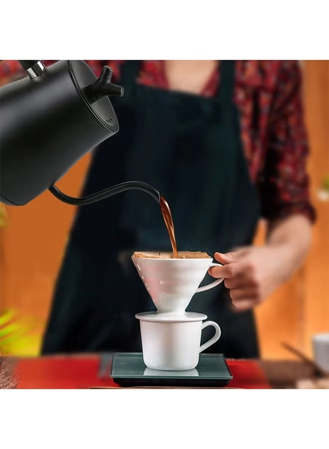 Gooseneck Electric Kettle 1L Black