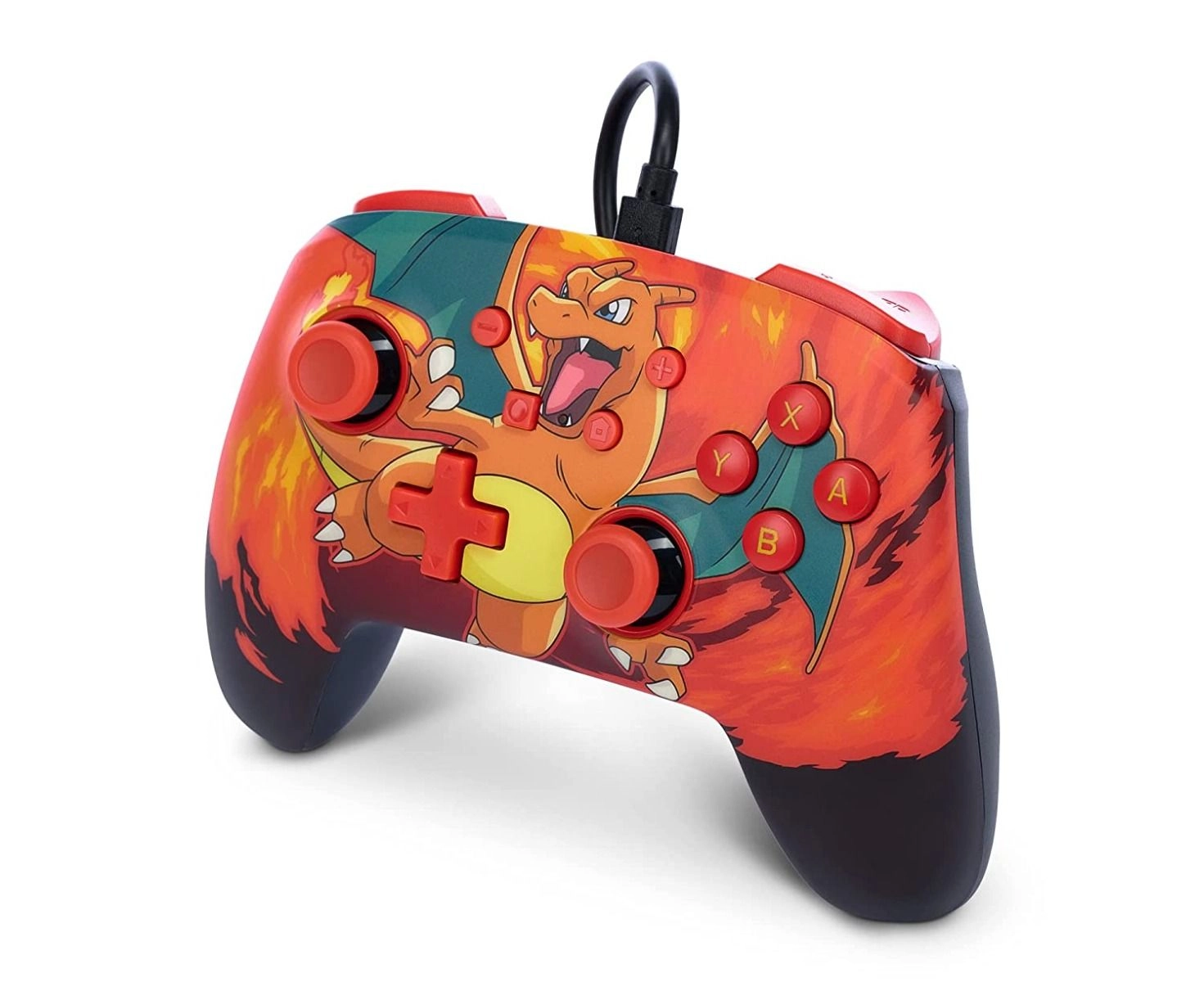 Enhanced Wired Controller - Charizard Firestorm Nintendo Switch