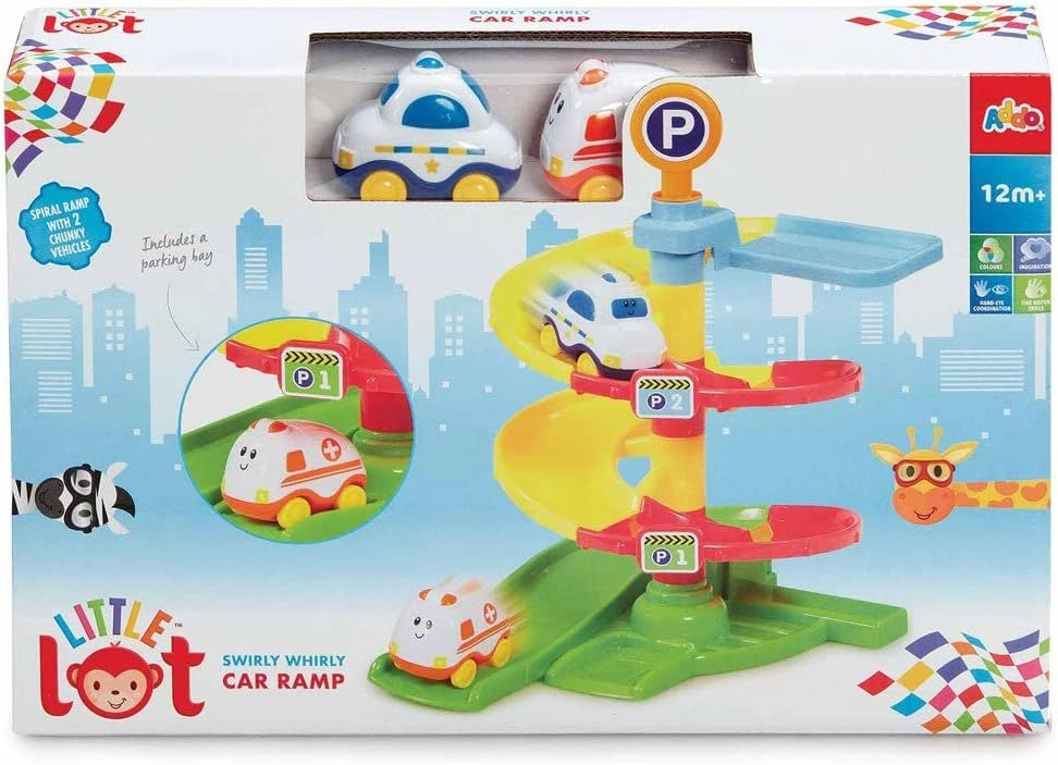 Little Lot Swirly Whirly Car Ramp - 2 vehicles