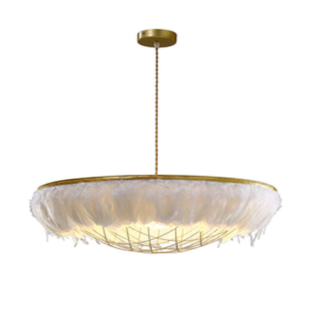 E27 Nordic Creative Feather Chandelier - 120cm