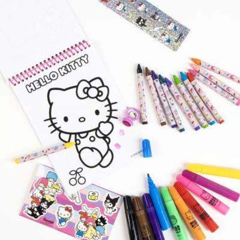 Colorable Activity Set Display - 6 PCS markers crayons notebook