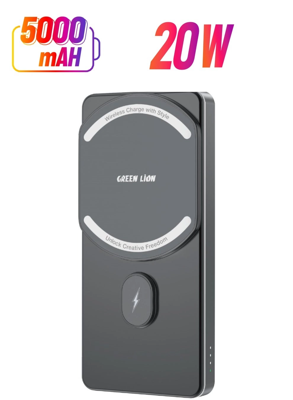 Milton - MagSafe 5000 mAh 5/7.5/10/15 Watts