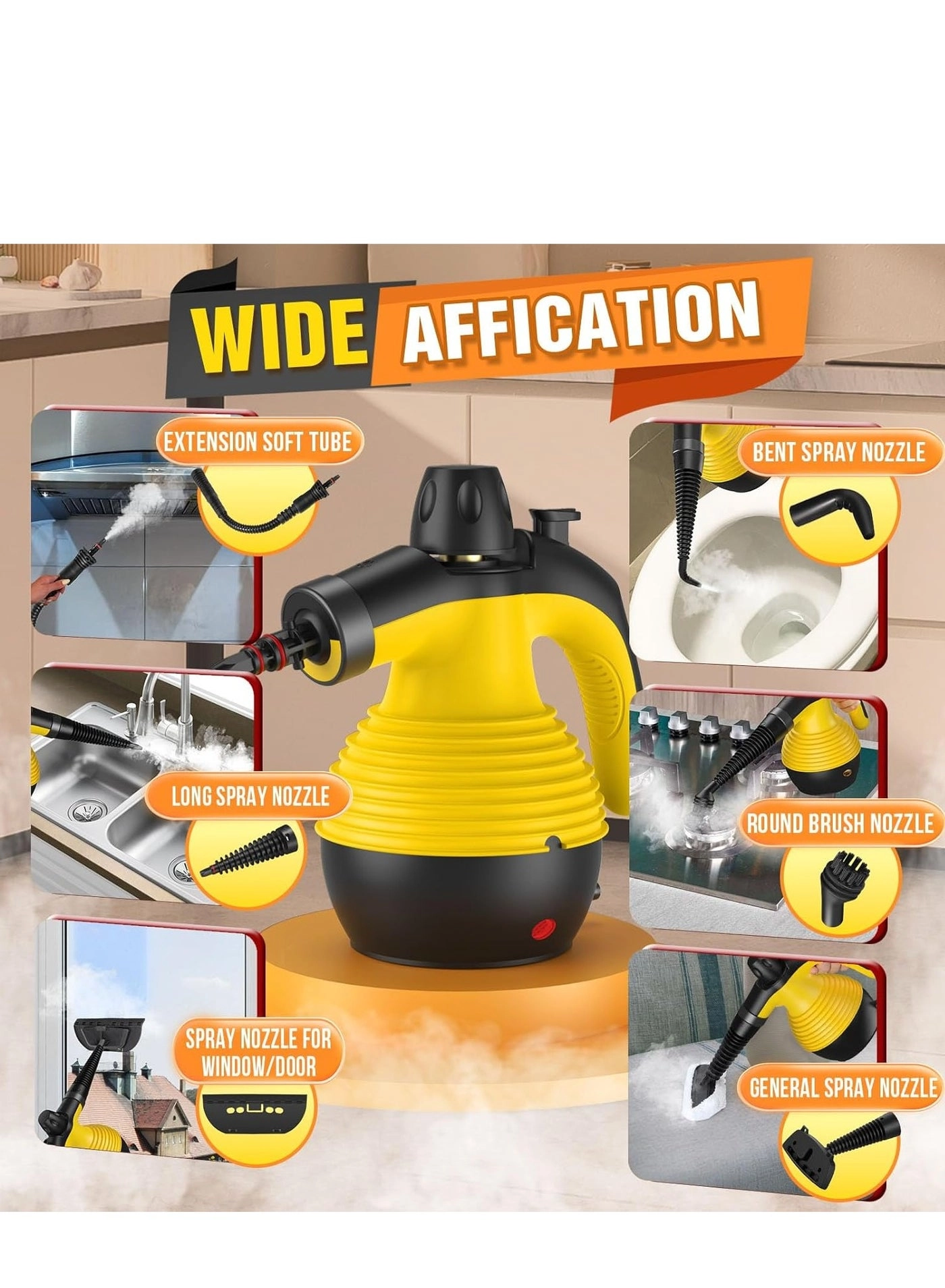 Handheld Steam Cleaner - 3.0bar 350ml