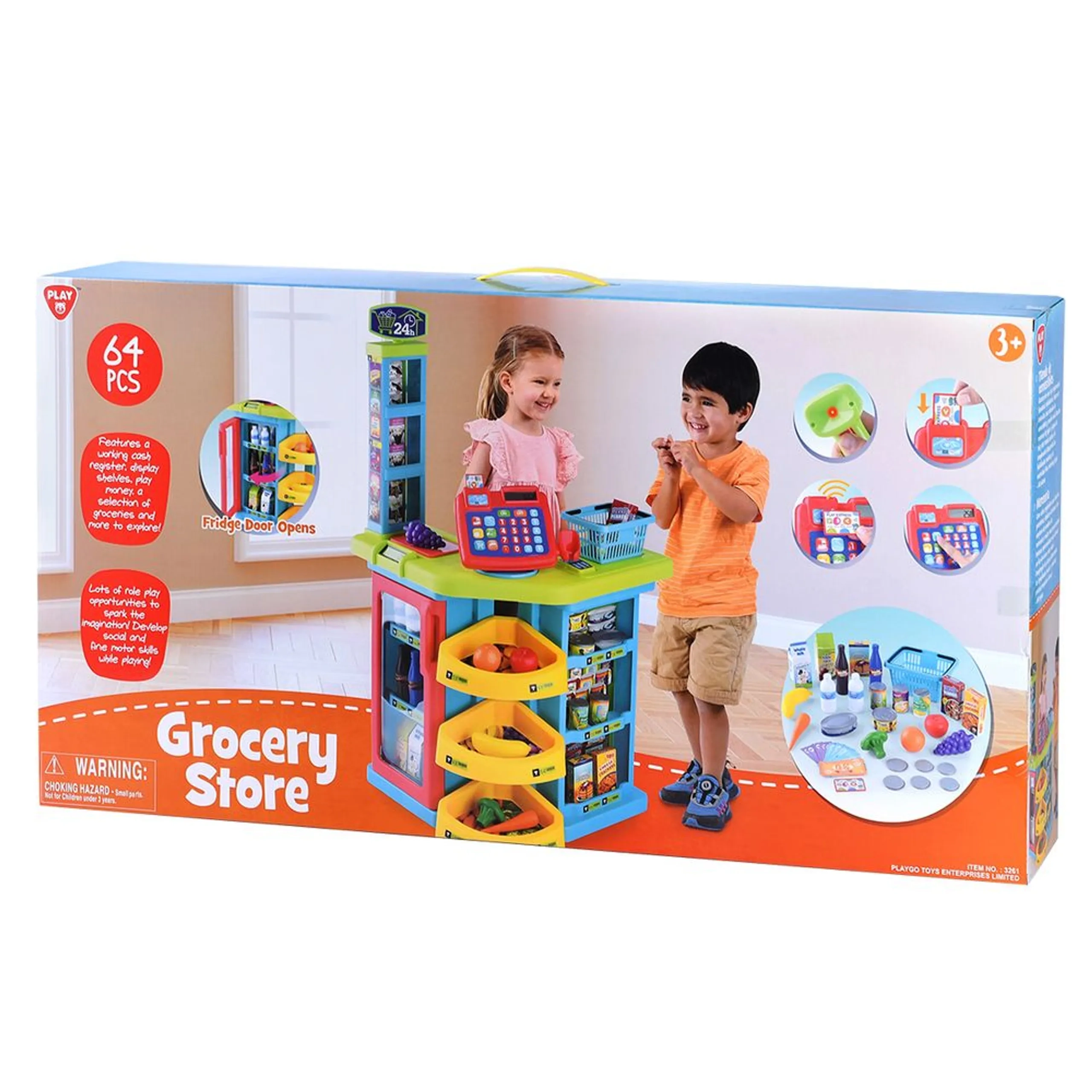 Grocery Store Toys Set - 64 pcs (2169971-3261)