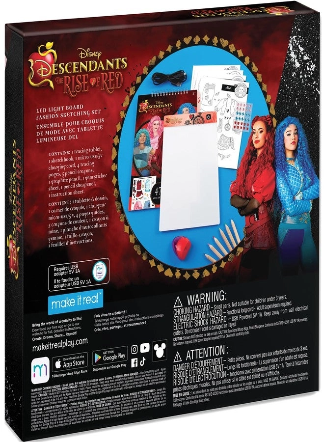 Descendants 4 Rise of Red - LED Light Board Fashion Sketching Set