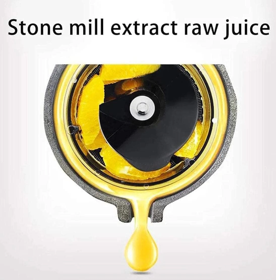 Slow Masticating Juicer Extractor - Wide Chute Quiet Motor BPA-Free