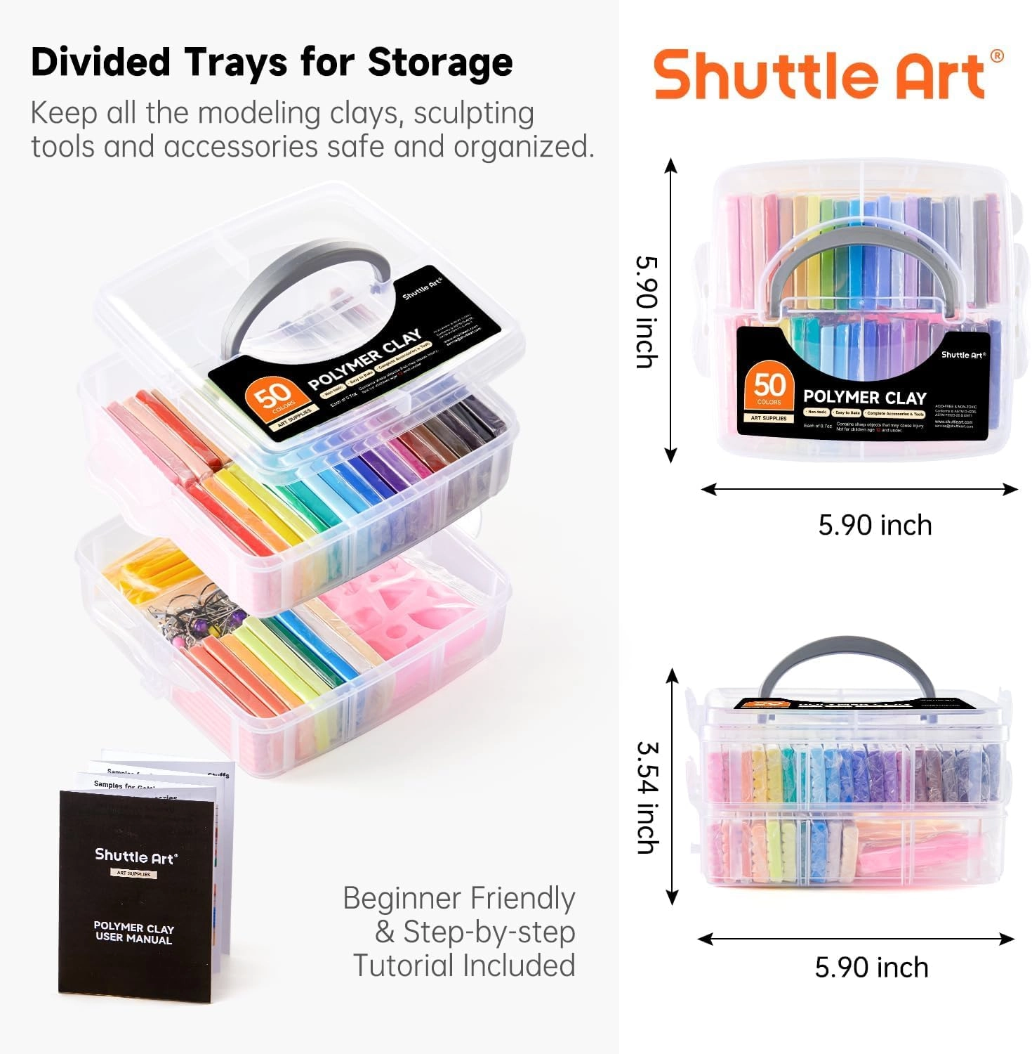 Polymer Clay Kit - 152 piece(s)