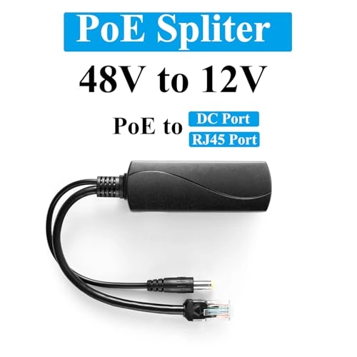 PS5712P - 48V DC 12V/1A 1 output RJ45 port IEEE802.3 af 10/100Mbps 15.4W