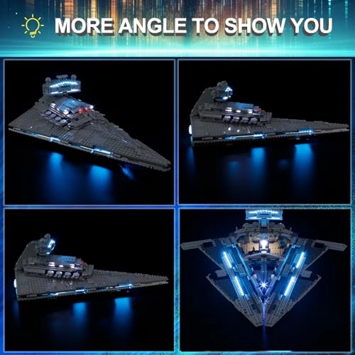 LED Light Kit for LEGO 75394 Star Wars Imperial Star Destroyer Set