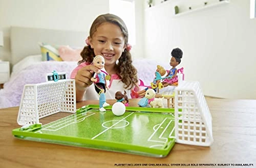 Barbie Dreamhouse Adventures Chelsea Doll - 6-Inch Soccer Playset