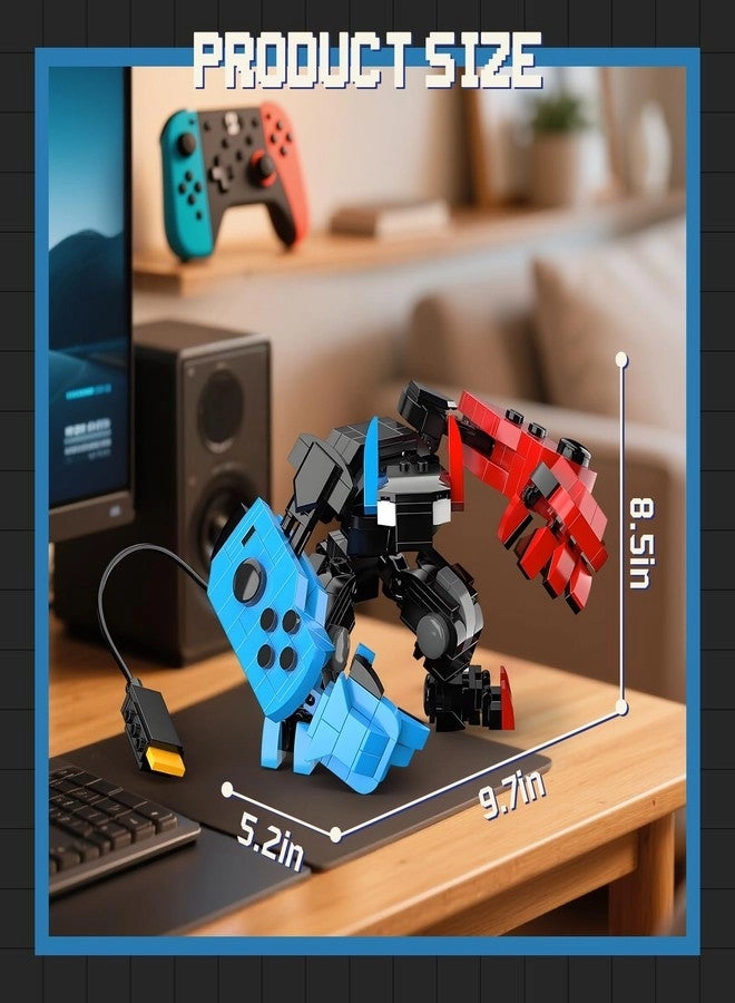 Mech Building Set - Classic Game Controller Robot Posable Head Hands & Legs