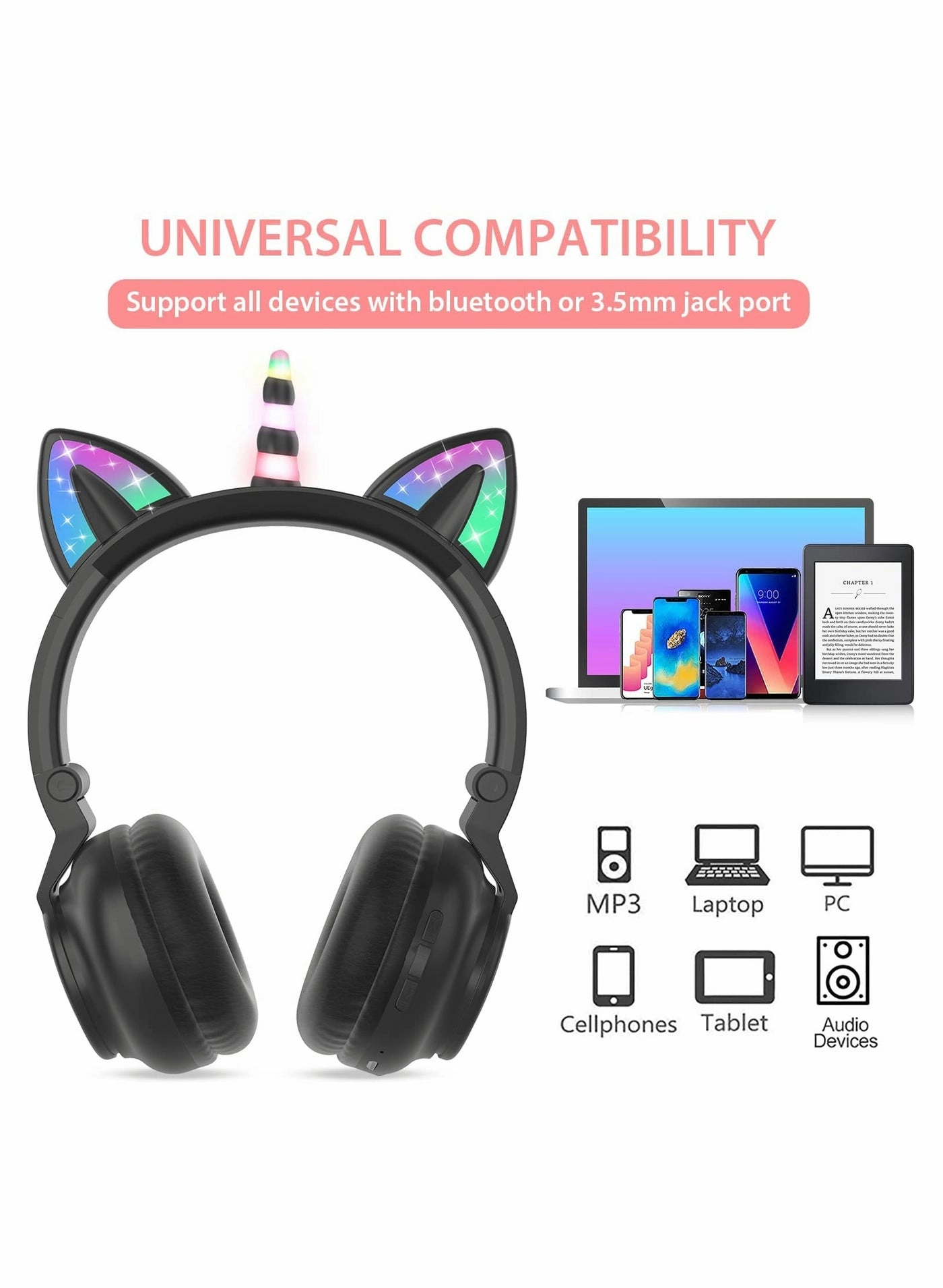Unicorn Headphones Wireless Headphone