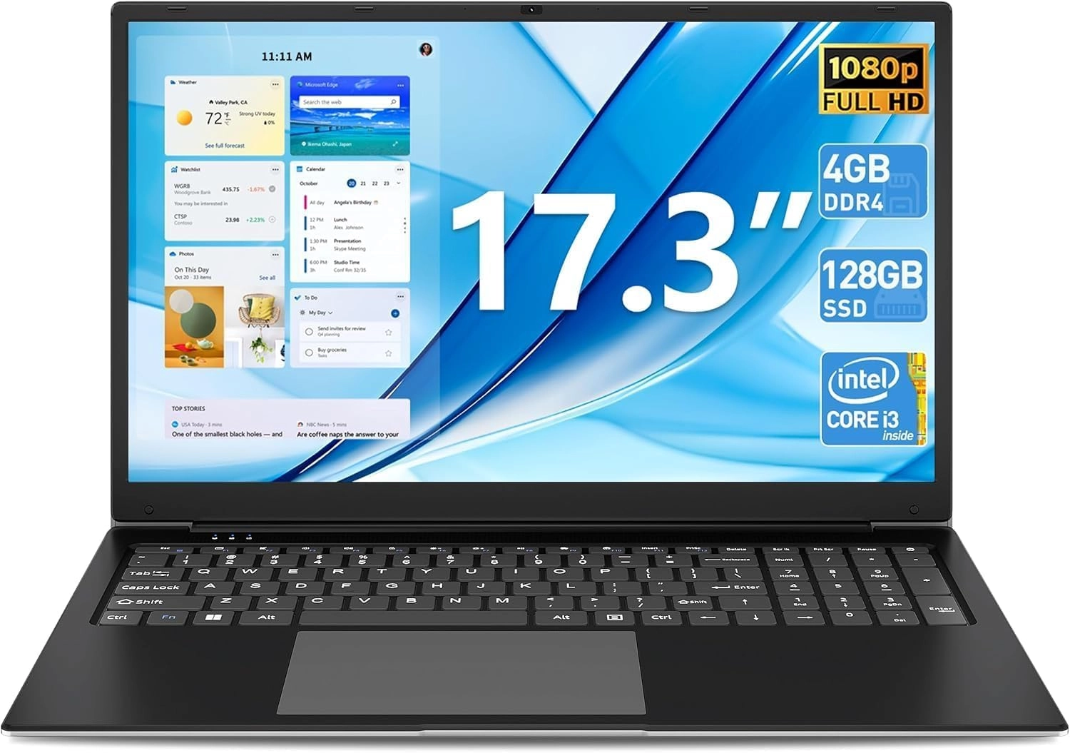 M17S Laptop M17S - 17.3'' Core i3-5005U 4GB DDR4 128GB SSD