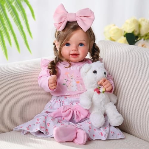 Reborn Baby Doll - 20 Inch Vinyl Girl Ages 3+
