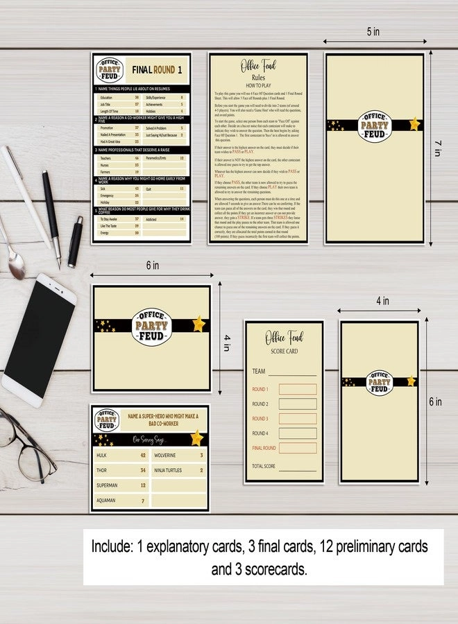 Office Party Feud - Team Building Trivia Set