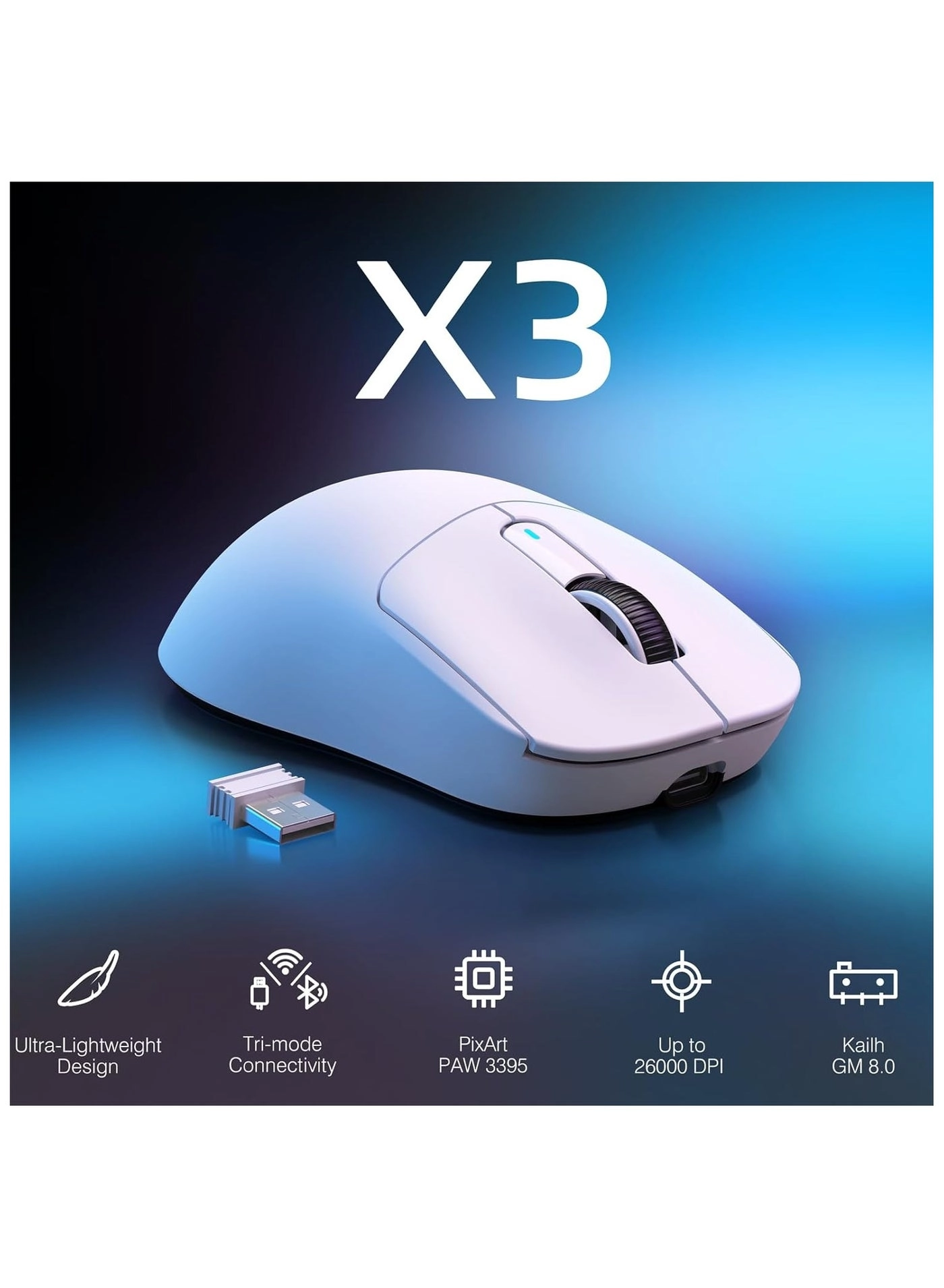 Attack Shark X3MAX - Wireless