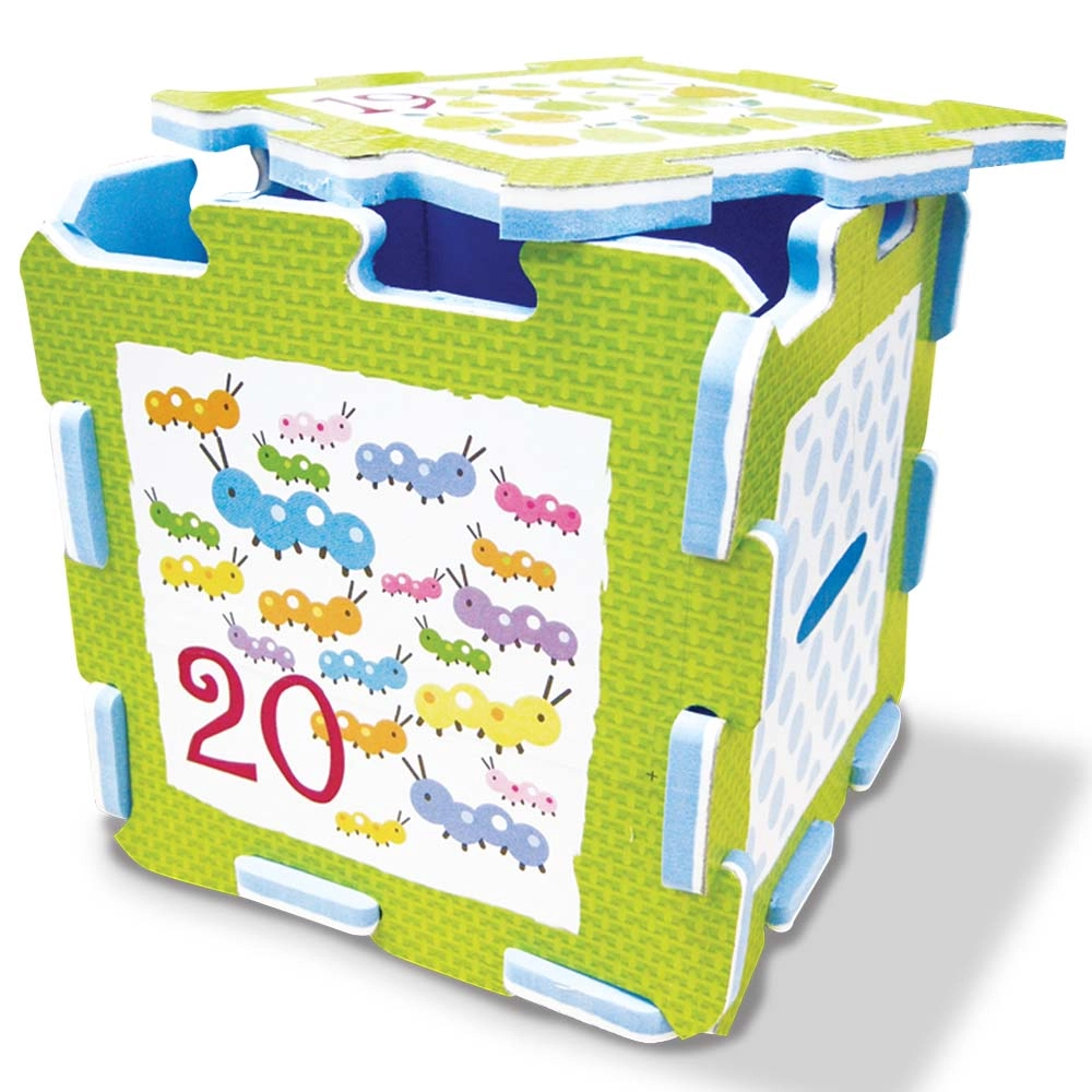 Numbers & Objects Puzzle Mat - Suitable for 10 months & above 24 pieces