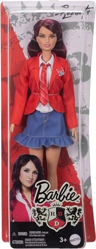 Roberta Doll - Plastic Long Red Hair Removable School Uniform Ages 3+