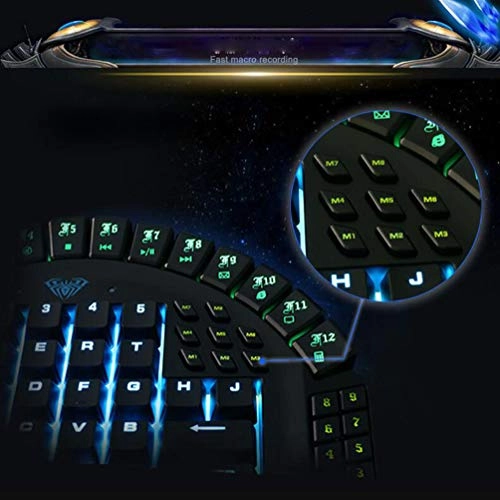 One Handed Mechanical Gaming Keyboard - Wired/Wireless