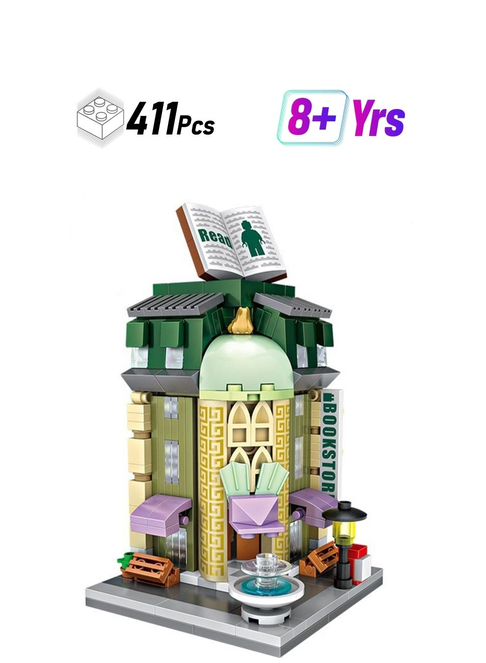 Generic Bookstore Model Set - 411 pcs