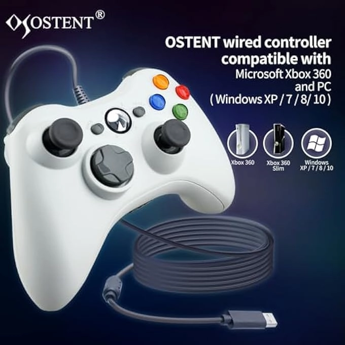 WIRED CONTROLLER - WHITE
