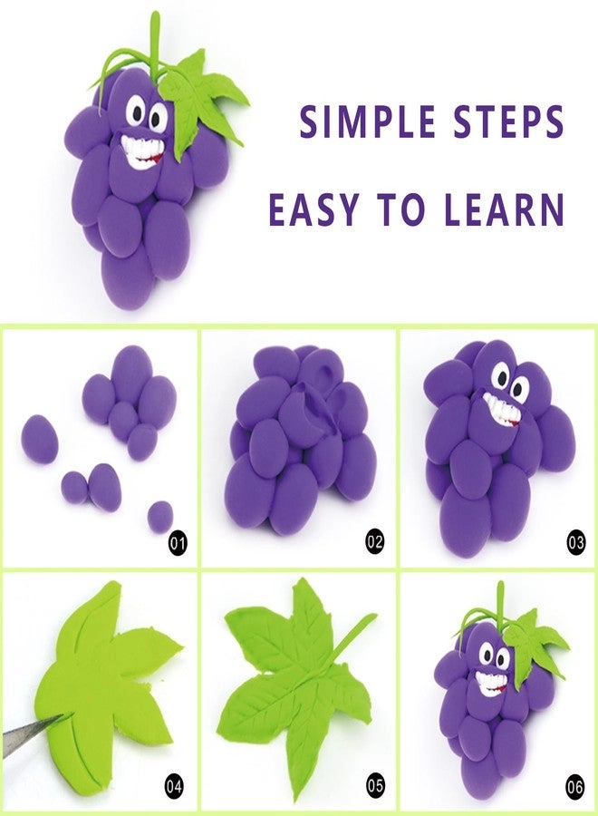 Air Dry Modeling Clay - 1.18 Kg 12pcs.