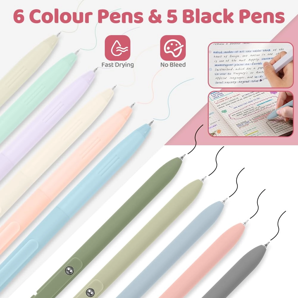 44 PCS Aesthetic School Supplies