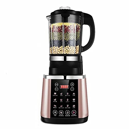 Food Processor Mixer - 21*21*49CM Red Stainless Steel