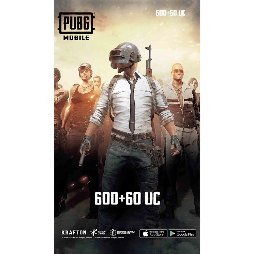 PUBG MOBILE 600+60 Uc - Usd 10