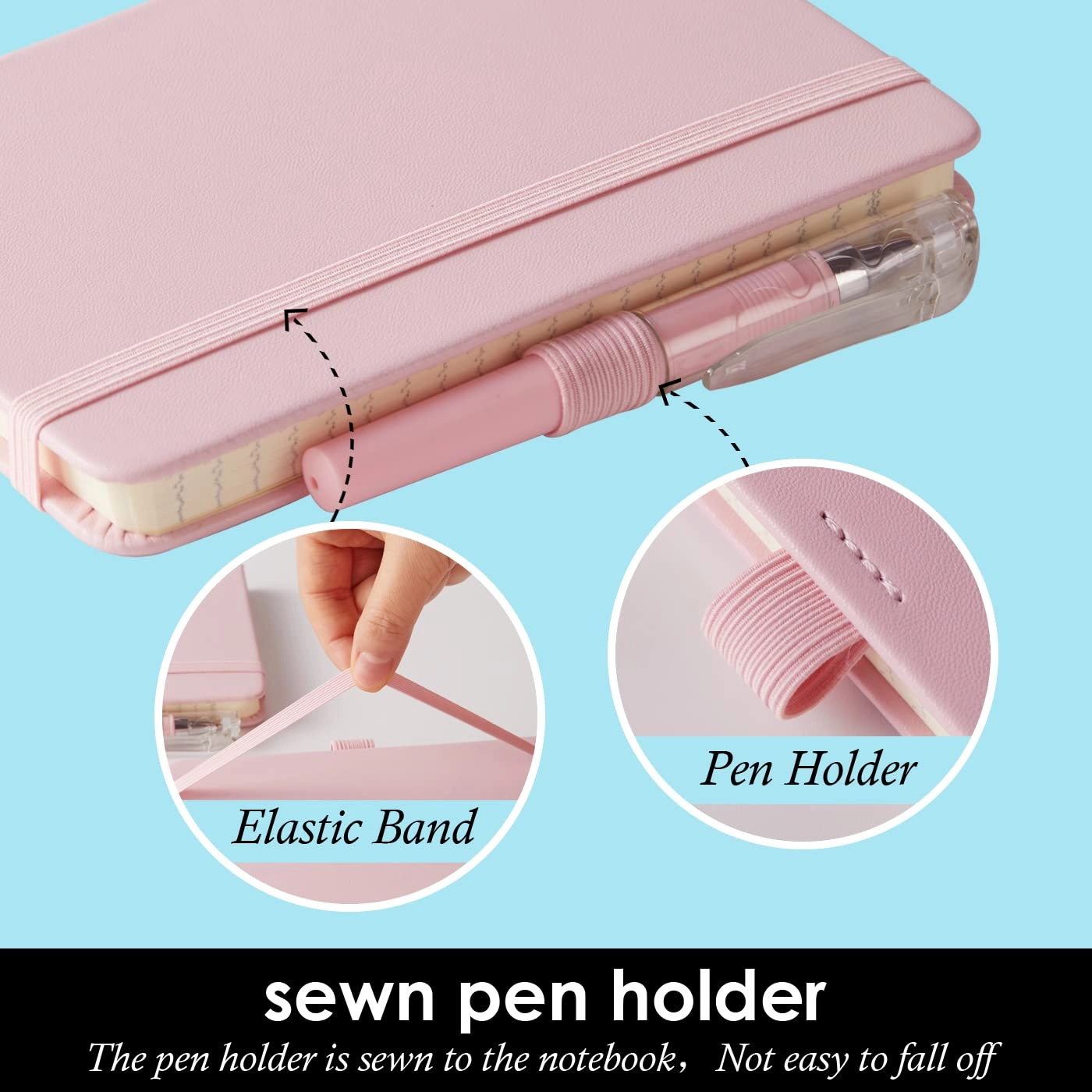 Small Notebook Journal - 68 Sheets 3 Pack Ruled