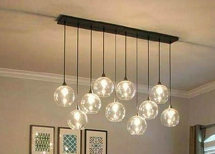 Carsten 1001 TEN LIGHT CHANDELIER - Clear E27