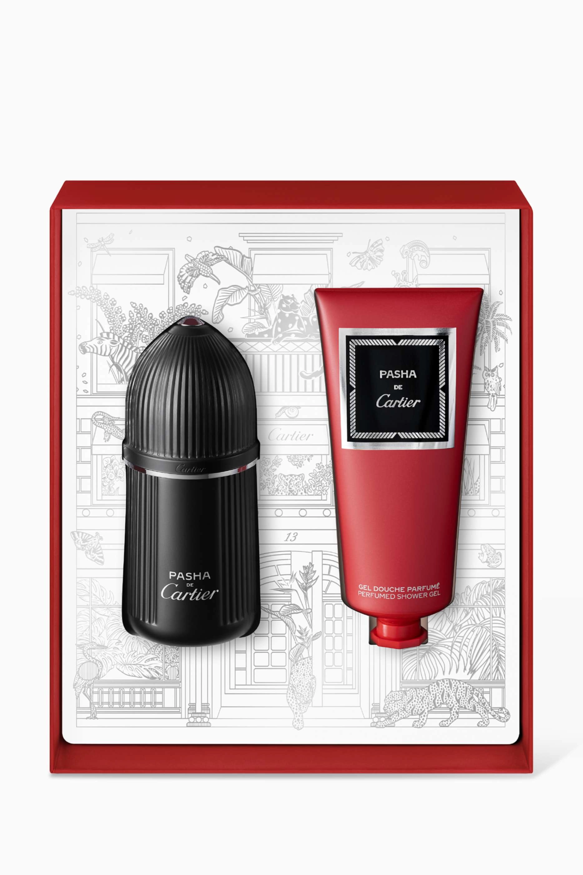 Cartier Perfumes Pasha de Cartier Edition Noire Eau de Toilette - 100 ml + Pasha de Cartier Edition Noire Perfumed Shower Gel - 100 ml