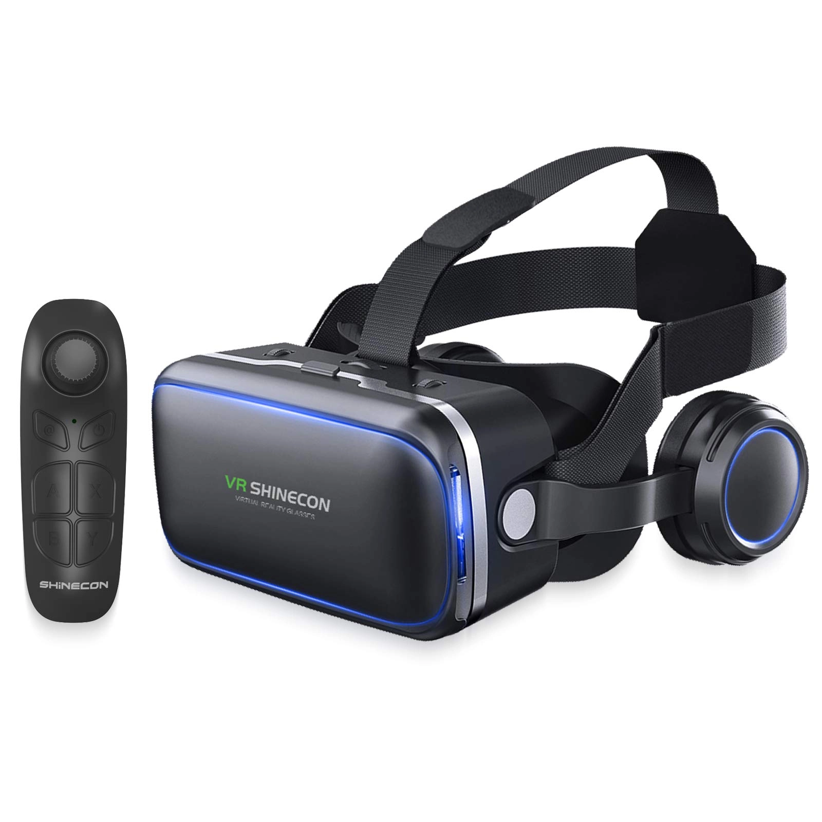 VR SHINECON VR Headset - 3D Compatible 4.7-6 inch Remote Controller