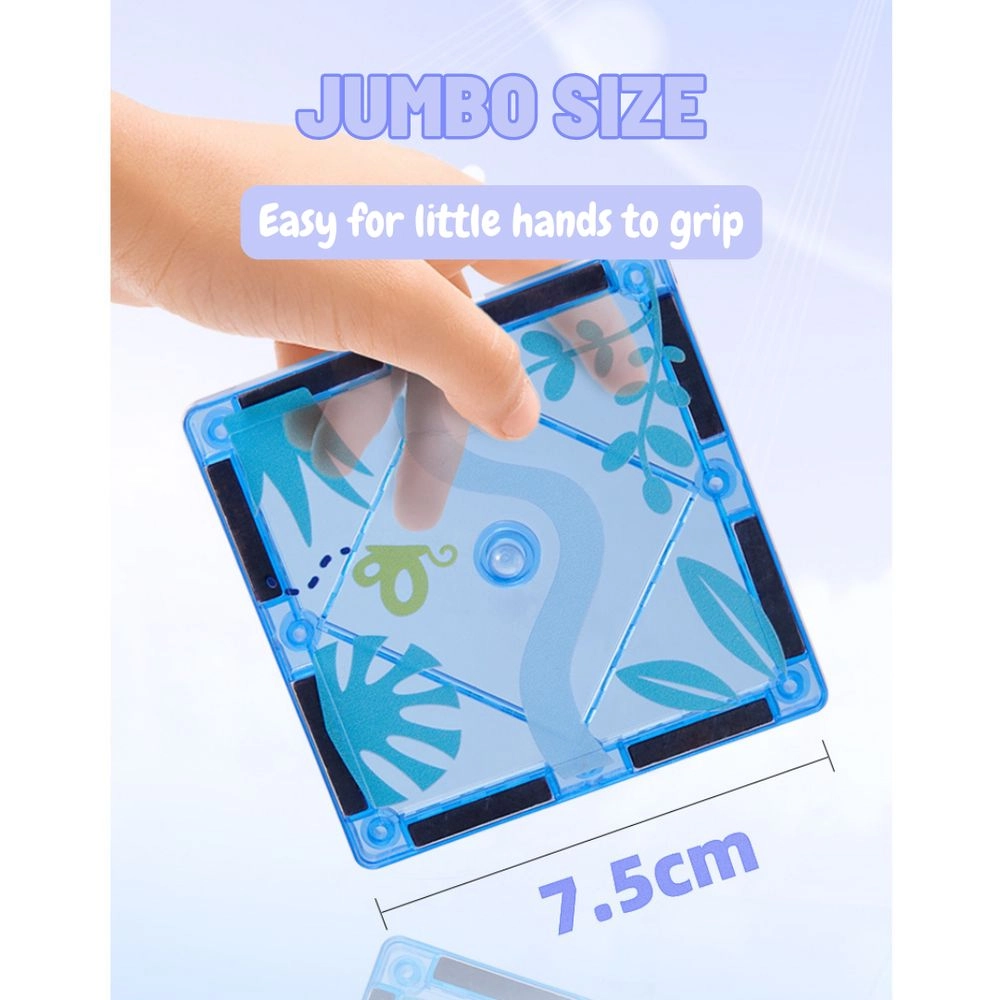 Colorful Magnetic Tiles - 40 pcs