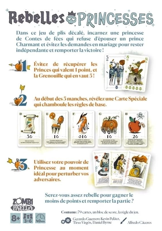 Once Upon A Draft + Princess Rebels + Blumie Decap - French 8 years and up