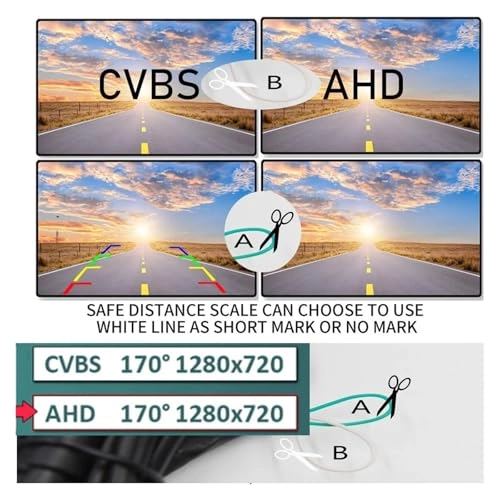 Rear View Parking Camera - Night Vision Wire
