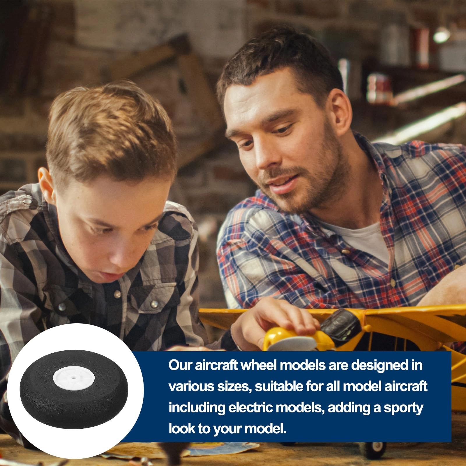 RC Airplane Wheels Set