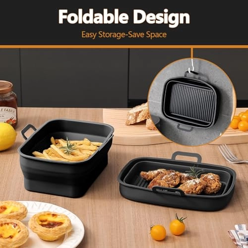 Air Fryer Silicone Liner - Silicone 2-Pack