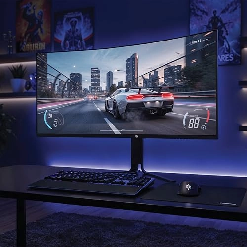 Curved Gaming Monitor - 3440 x 1440 Pixels 34 Inches