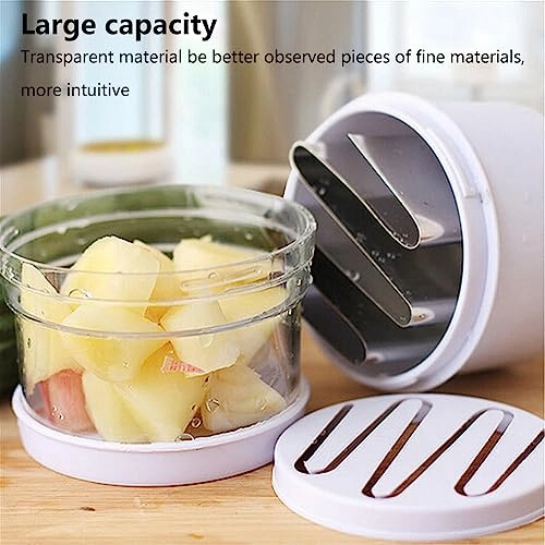 Small Food Chopper - White Handheld