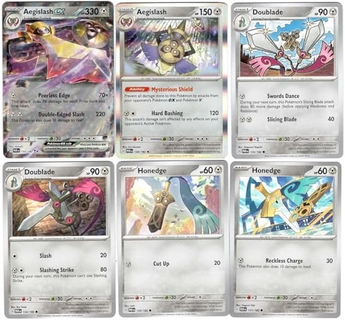 Aegislash ex - 135/182 - Paradox Rift - Double Rare - 6pcs