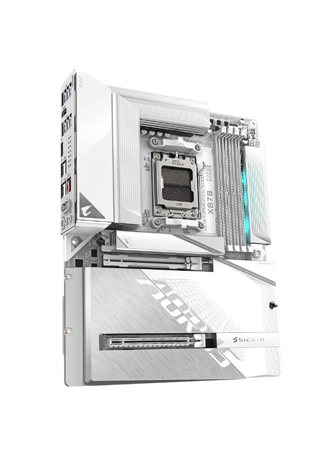 X870 AORUS STEALTH ICE - AMD AM5 DDR5 PCIe 5.0