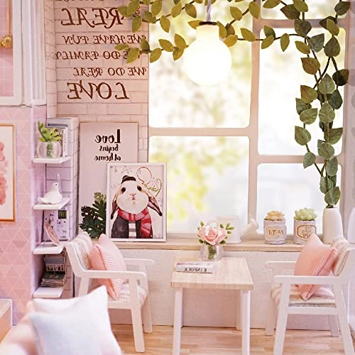 DIY Miniature Dollhouse Kit - Pink