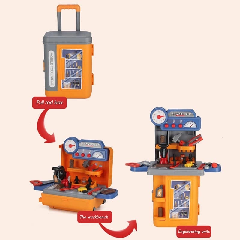 Kids Mobile Tool Table - 39Pcs (8022P)