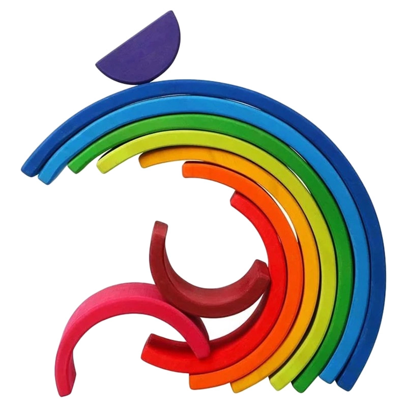Rainbow Stacker - Suitable for 12 months and above 10 piece(s)
