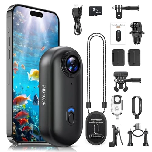 Cámara de acción de Pulgar - 64GB 1080P