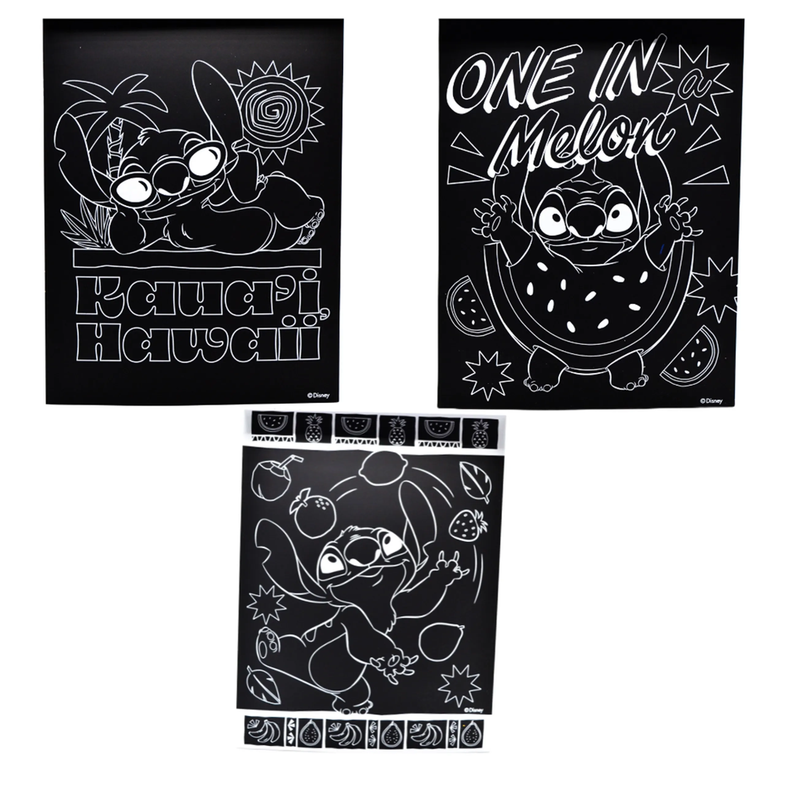 Stitch Scratch Scribble - 3+ years 12 pcs